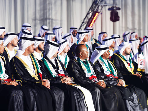 Grooms of 20 nationalities attended the first ‘Zayed Arab Mass Wedding’ at Sharjah Expo Centre