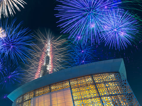 File photo of New Year's Eve fireworks, 2018
