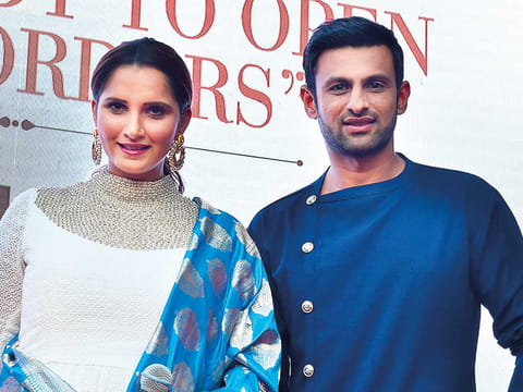 Sania Mirza and Shoaib Malik