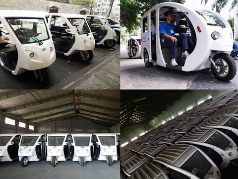 The Philippine Department of Energy (DOE) e-Trike project encourages the transition from oil to cleaner sources of energy.