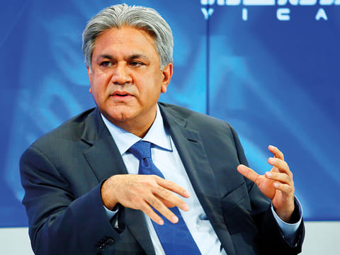 Arif Naqvi, Founder of Abraaj Group attends the World Economic Forum (WEF) in Davos, Switzerland. (File photo)