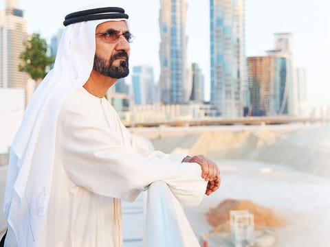 His Highness Shaikh Mohammad Bin Rashid Al Maktoum, Vice-President and Prime Minister of the UAE and Ruler of Dubai.