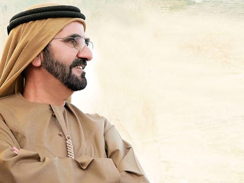 His Highness Shaikh Mohammad Bin Rashid Al Maktoum, Vice-President and Prime Minister of the UAE and Ruler of Dubai.