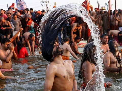 Millions are participating in the Kumbh Mela even as India overtakes Brazil in Covid infections (File image)