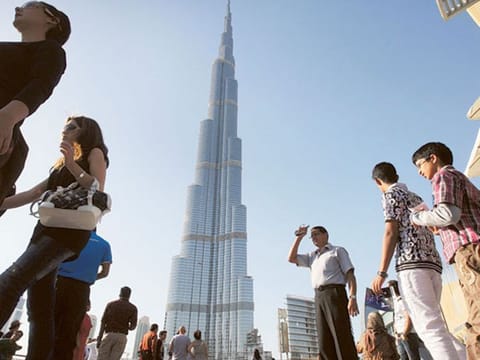 Dubai tourists