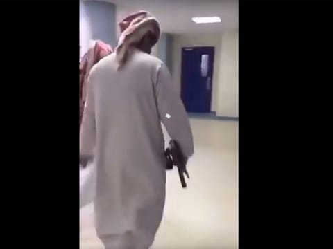 The student with the rifle at school