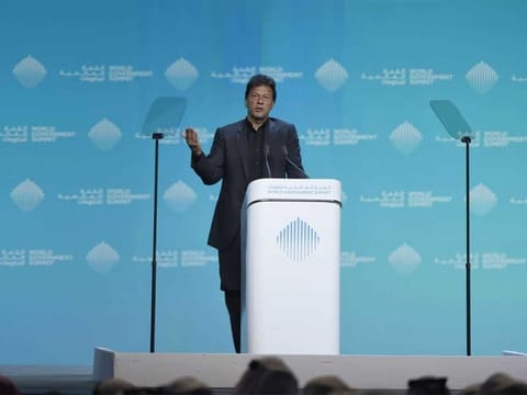 Pakistan PM Imran khan at World Government Summit