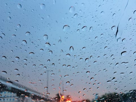 There were scattered showers across the country late last night and early today