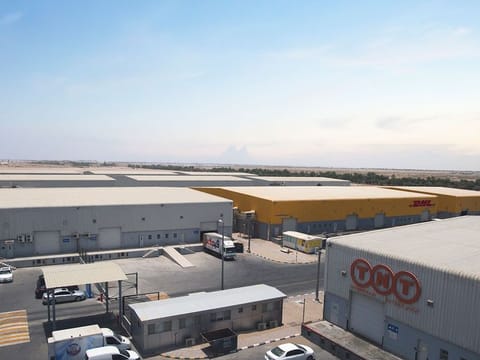The logistics park at Abu Dhabi Airports Free Zone