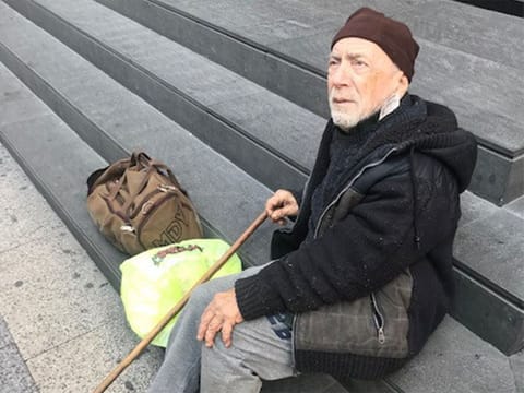Kassis has been homeless for more than 10 years