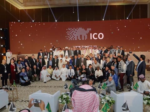 ICO members pose for a photo.