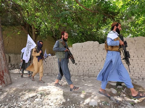 Taliban insurgents seen in this file picture taken in Ghanikhel district of Nangarhar province, Afghanistan.