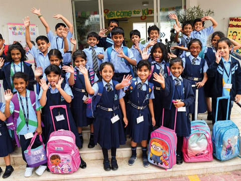 Students of JSS Private School in Dubai. For illustrative purposes only.