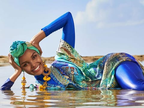 Halima, 21, made headlines at age 19 when she was the first woman to wear a hijab in the Miss Minnesota USA Pageant, where she made the semi-finals in 2016.