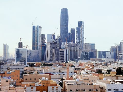 The King Abdullah Financial District, north of Riyadh. Saudi Arabia transferred a total of 150 billion riyals ($40 billion) from central bank foreign reserves to fund investments by Public Investment Fund (PIF) in March and April.