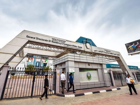 The General Directorate of Residency and Foreign Affairs (GDRFA) in Dubai.