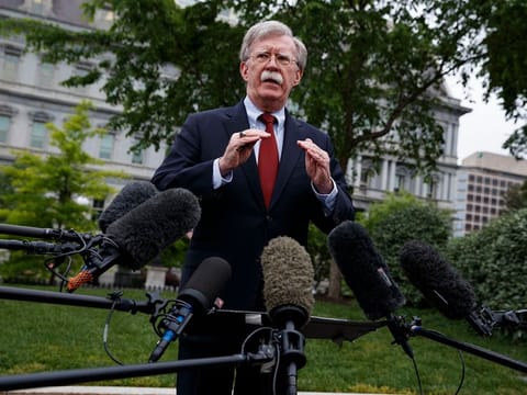 Former US national security adviser John Bolton