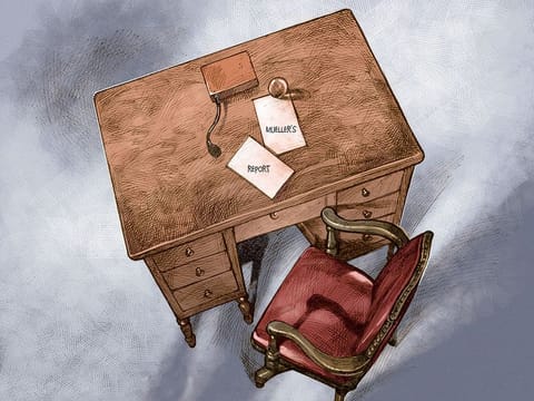 Mueller's desk