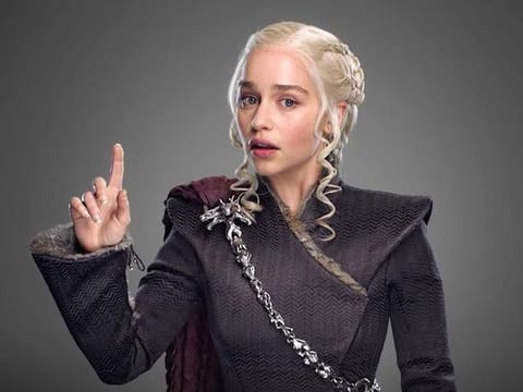 Emilia Clarke as Daenerys Targaryen