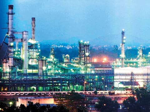 The Reliance Petrochemicals plant in Jamnagar in Gujarat, western India. India presents new opportunities for energy companies from the region to invest in refining and partner with firms like Reliance Petroleum.