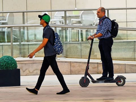 The new regulations issued by Abu Dhabi stipulate that only one rider can ride a bicycle, scooter or electric bike, using the lanes dedicated to bicycles. Safety and protective helmet procedures must be followed at all time while riding the above-mentioned means. Picture for illustrative purposes only.