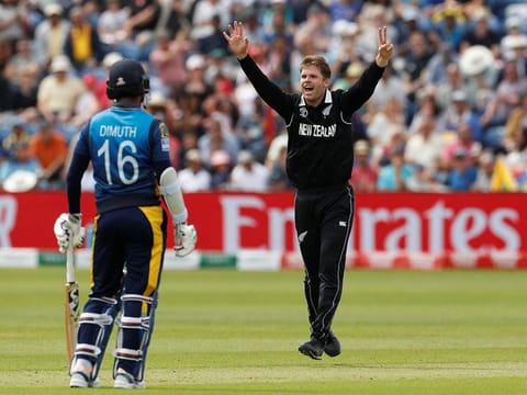New Zealand pacer Lockie Ferguson (right) is ruled out of the tournament due to a serious tear in the calf muscle.