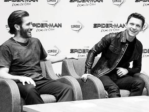 Tom Holland and Jake Gyllenhaal