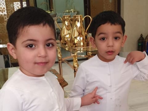 The Emirati twin boys that drowned in a neighbour’s swimming pool.