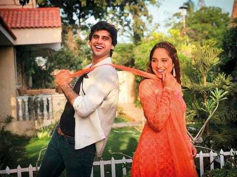 Raza Talish and Sabeena Farooq in ‘Suno Chanda’.