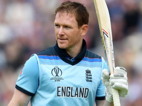 England's captain Eoin Morgan