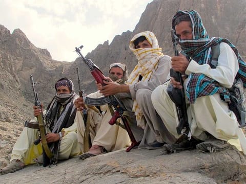 Balochistan Liberation Army members somewhere in the Sarlat Mountains on the Afghan-Pakistani border. SOURCE IPS
