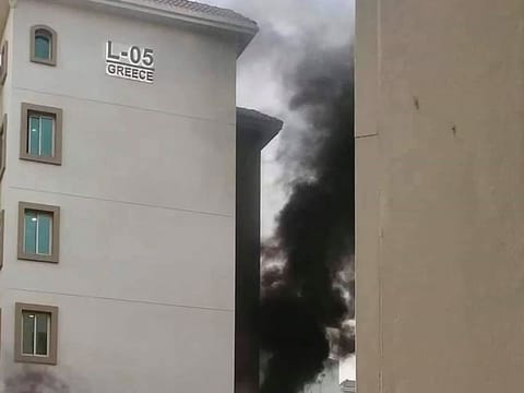 No one was hurt in the blaze