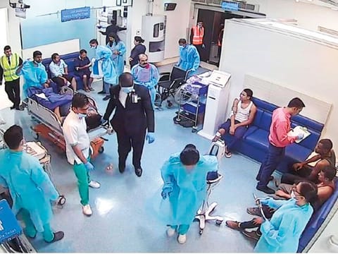 A file image from NMC Speciality Hospital in Al Nahda. NMC Health operates the biggest network in the UAE.