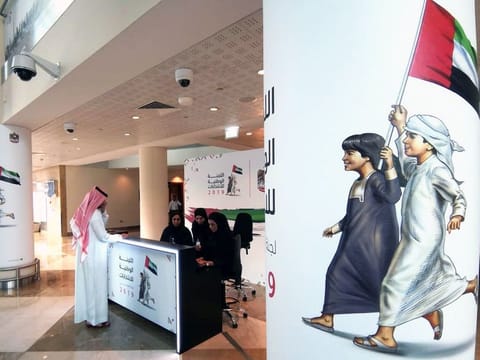 File: Registration of candidates for Federal National Council elections in progress in the UAE.