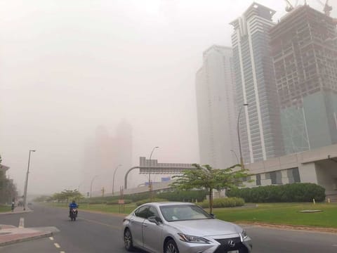 Driving during a dust storm can challenging, not just because of reduced visibility but also the effect of sand drifts on tyres.