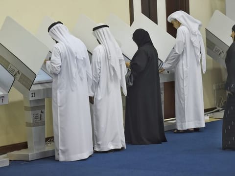 File photo of Emiratis casting their vote during a previous edition of the elections in Sharjah. Image used for illustrative purpose only.