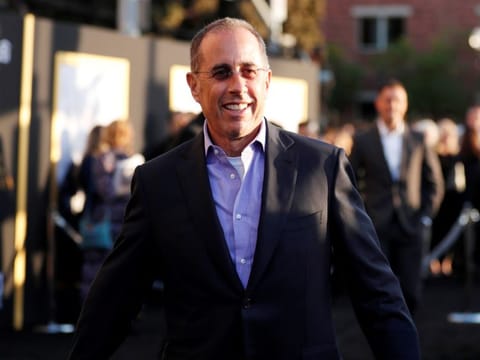 FILE PHOTO: Jerry Seinfeld arrives for the premiere of the movie “A Star Is Born” in Los Angeles, California, U.S. September 24, 2018. REUTERS/Mario Anzuoni -/File Photo