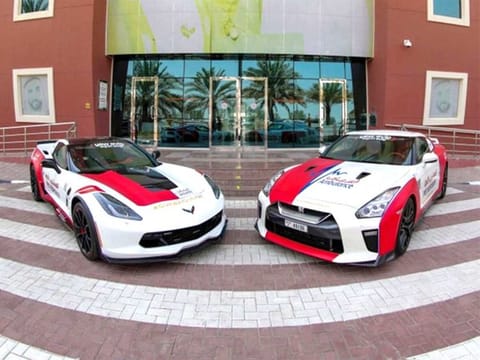 Three new supercars have been added to Dubai Ambulance’s fleet, including a Nissan GT and a Corvette.