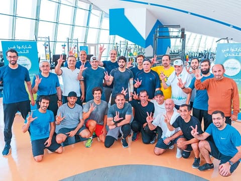 Sheikh Hamdan and Major General Mohammed Ahmed Al Merri, Director General of Dubai Naturalisation and Residency Department, along with a host of top officials have set the pace for DFC.