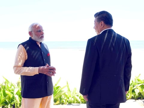 File photo: India's Prime Minister Narendra Modi with Chinese President Xi Jinping.