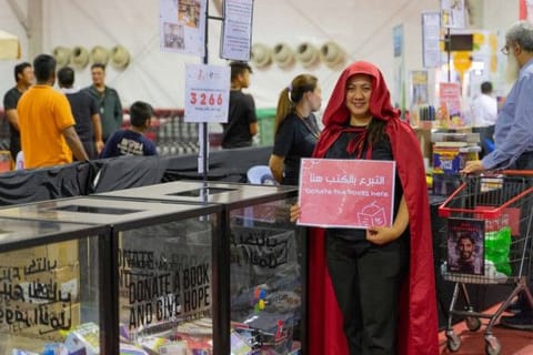 : Best sellers, children’s stories, fiction and self-help books are not the only things on the minds of the 135,000 shoppers who have descended on Dubai Studio City’s Sound Stage during the first-week of the 11-day Big Bad Wolf Book Sale.