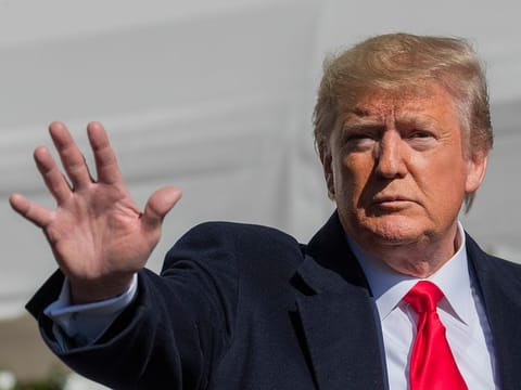 US President Donald Trump