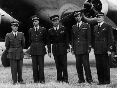 The crew that flew the mission to Tokyo