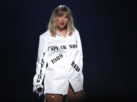 2019 American Music Awards - Show - Los Angeles, California, U.S., November 24, 2019 - Taylor Swift performs a medley.
