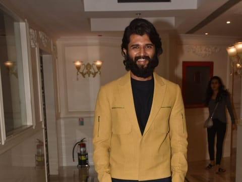 Mumbai: Actor Vijay Devarakonda during the screening of his film "Dear Comrade" in Mumbai on Sep 3, 2019. (Photo: IANS)