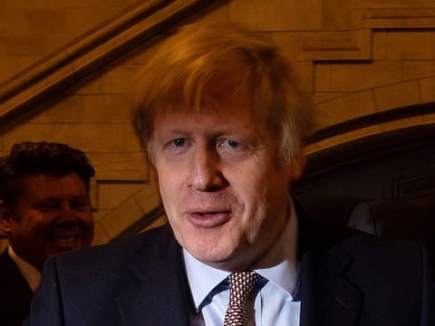British Prime Minister Boris Johnson.
