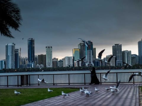 Dark clouds over Dubai
