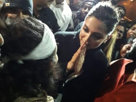 Deepika Padukone joins students at Jawaharlal Nehru University, during their protest against JNU violence.