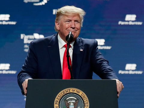 US President Donald Trump.