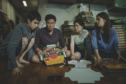 A still from South Korean film 'Parasite'.
